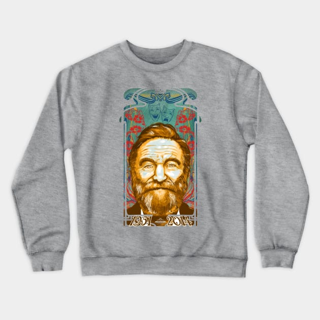 Robin Williams Tribute Crewneck Sweatshirt by TomRyansStudio